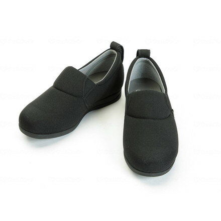 徳武産業 ゆったり簡単スリップオン ブラック LL 1043(代引不可)【送料無料】