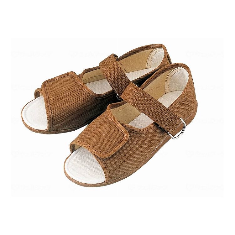 マリアンヌ リハビリシューズGM503 チャ 左25.0 右27.0 GM503(代引不可)【送料無料】