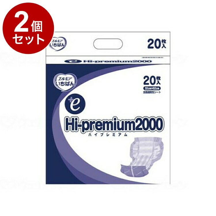 【単品2個セット】カミ商事 Gエルモアいちばん +eHi premium2000 袋 455121(代引不可)【送料無料】
