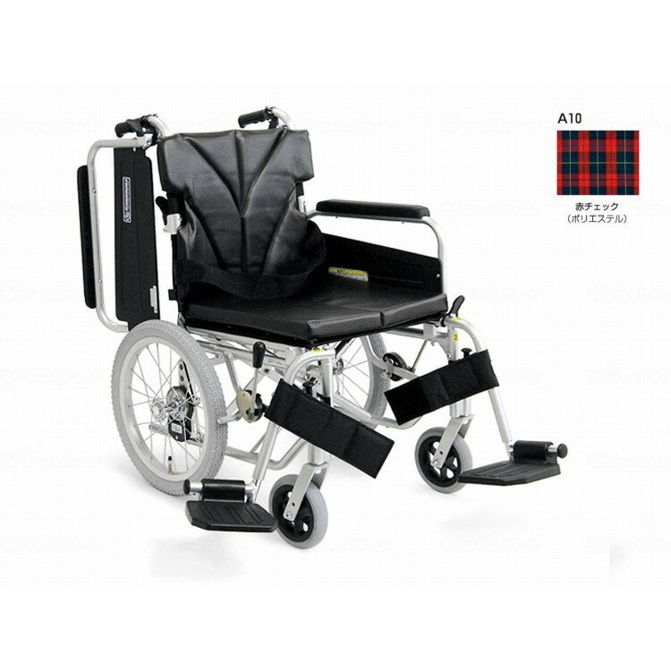 カワムラサイクル 簡易モジュール介助用 中床KA816-38B-M/赤チェック(A10)/38(代引不可)【送料無料】