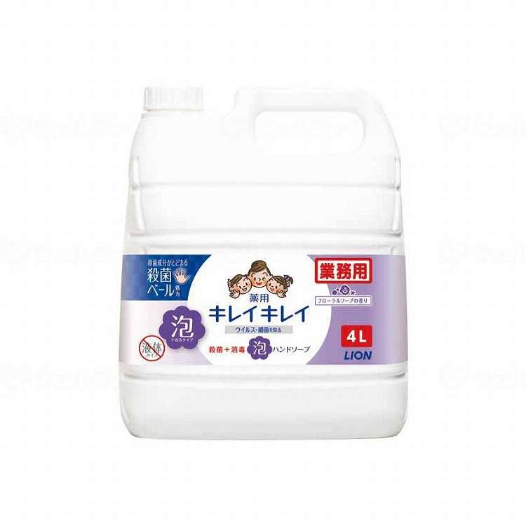 【商品説明】きめ細やかな泡が、洗い残しやすい手の甲や指の間の汚れまでしっかり落とします。泡で出るので、殺菌成分がすみずみまで素早く行き渡ります。すばやい泡切れで、ぬるつかない洗いあがり。香りは、やさしく清潔感のあるフローラルソープの香り。550mlは、バイ菌を増やさないポンプヘッド仕様。※泡ハンドソープ専用容器をお使いください。○材質有効成分：イソプロメチルフェノール他○規格詳細○香り：フローラルソープの香り【代引きについて】こちらの商品は、代引きでの出荷は受け付けておりません。【送料について】北海道、沖縄、離島は送料を頂きます。