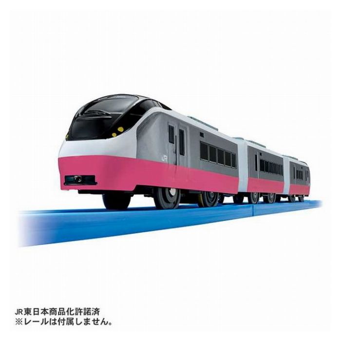 フレッシュひたちリバイバルカラーの特別塗装を施したE657系特急ひたちからリバイバルカラースカーレットブロッサムがプラレールに登場！5色のカラーリングを再現したリバイバルカラー編成のうち、スカーレットブロッサムは「梅と好文亭」がテーマになっています。【商品仕様】対象年齢：3歳〜パッケージ形状：箱安全基準：ST生産国：ベトナムパッケージサイズ：幅70×高410×奥40mm【権利表記】(C) TOMYJR東日本商品化許諾済【送料について】北海道、沖縄、離島は送料を頂きます。