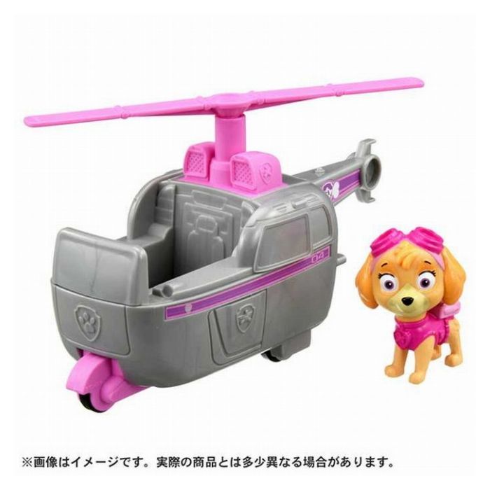 パウ・パトロールのフィギュアとビークルがセットになって登場！【商品仕様】対象年齢：3歳〜パッケージ形状：箱安全基準：ST生産国：インドパッケージサイズ：幅175×高105×奥70mm【権利表記】(C)2026 Spin Master Ltd. PAW PATROL and all related titles, logos, characters; and SPIN MASTER logo are trademarks of Spin Master Ltd. Used under license. Nickelodeon and all related titles and logos are trademarks of Viacom International Inc.【送料について】北海道、沖縄、離島は送料を頂きます。LINKチェイスマーシャルスカイケント