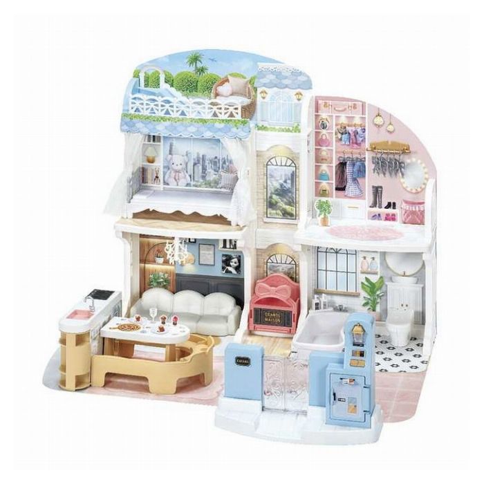 おしゃべりオートロック 2階建てのグラン・メゾン リカちゃん タカラトミー おもちゃ 玩具 知育玩具 ギフト プレゼント 誕生日 クリスマス キッズ 子供 こども 男の子 女の子【送料無料】