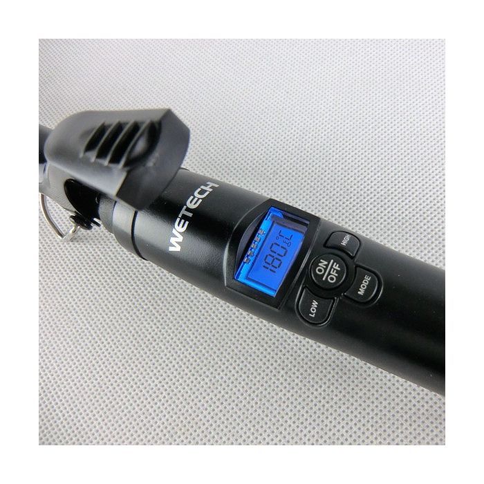 WETECH デジタルセラミックカールアイロン セラミック 遠赤外線 キューティクル 保...