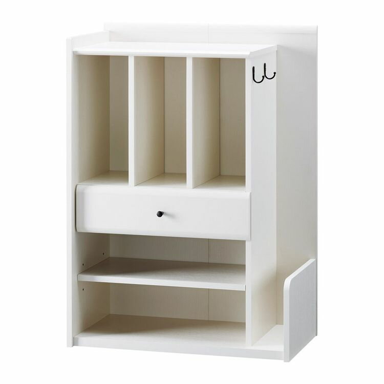 ランドセルラック ホワイト LPM-8060ST-WH【送料無料】