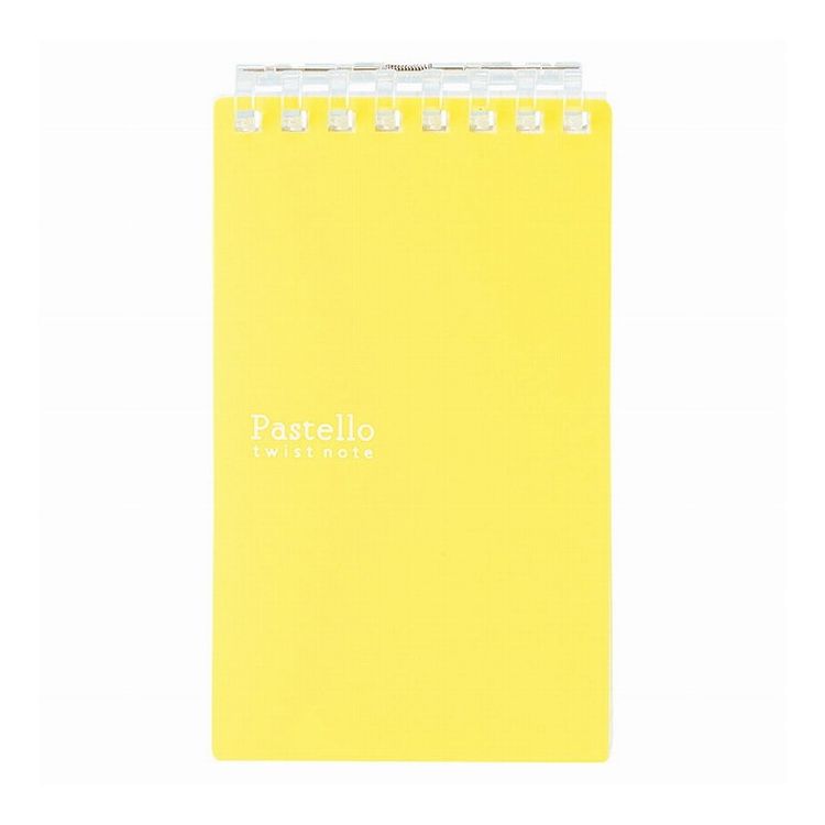 LIHIT LAB. Pastello ツイストノート(メモサイズ) イエロー N1961-5