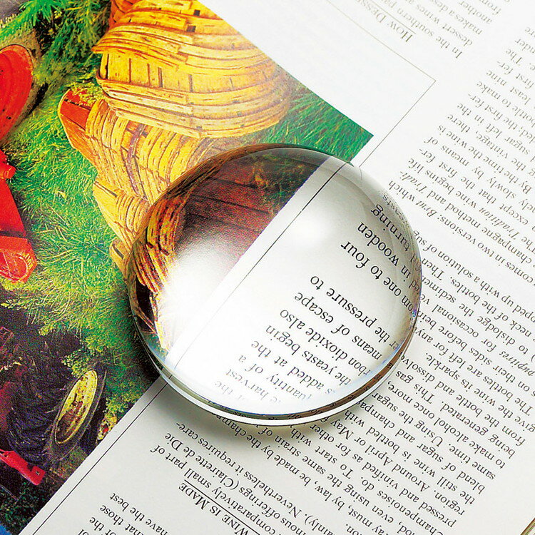 グラスワークスナルミ ルーペ ペーパーウエイト GW1000-14001(代引不可)【送料無料】