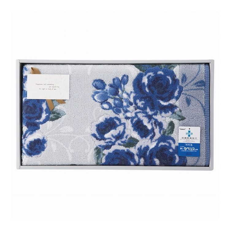 ローズ バスマット ブルー 094547BL(代引不可)【送料無料】