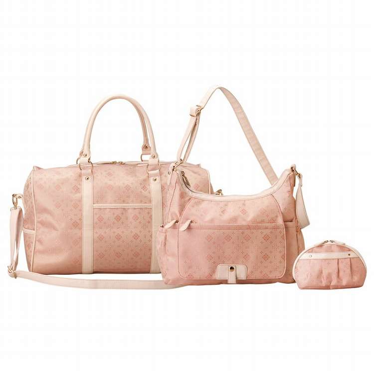 Boston Bags - クレア トラベラー ボストン3点セット CR20250-P ピンク(代引不可)【送料無料】