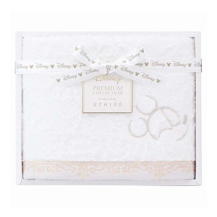 【商品詳細】気品あふれるミッキーとミニーのアートをラメ刺しゅうで表現し、エレガントな模様で全体を華やかにデザインしました。内容:フェイスタオル（約340×750mm）×1原産国:ベトナム【代引きについて】こちらの商品は、代引きでの出荷は受け...