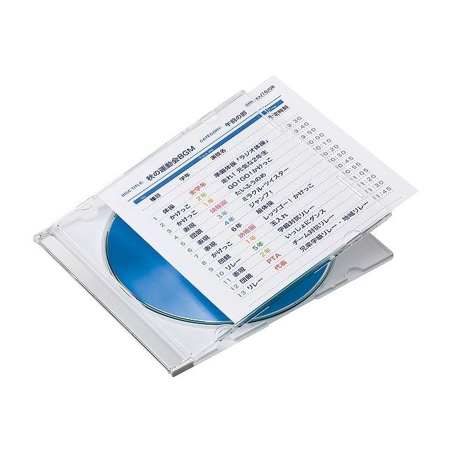 サンワサプライ プラケース用インデックスカード・薄手(罫線入) JP-IND13(代引不可)