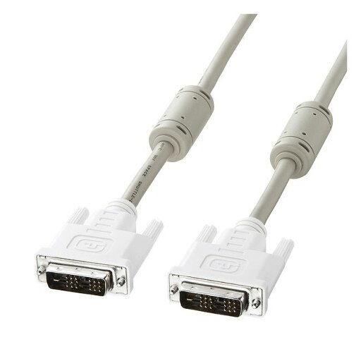 サンワサプライ DVIケーブル(シングルリンク、3m) KC-DVI-3K(代引不可)【送料無料】 サンワサプライ DVIケーブル(シングルリンク、3m) KC-DVI-3K(代引不可)【送料無料】