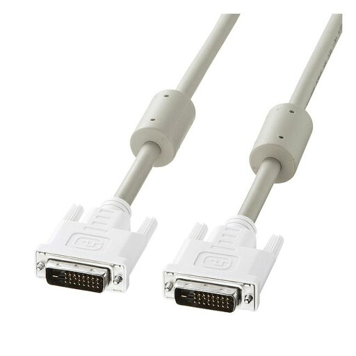 サンワサプライ DVIケーブル(デュアルリンク、1m) KC-DVI-DL1K(代引不可)【送料無料】 サンワサプライ DVIケーブル(デュアルリンク、1m) KC-DVI-DL1K(代引不可)【送料無料】