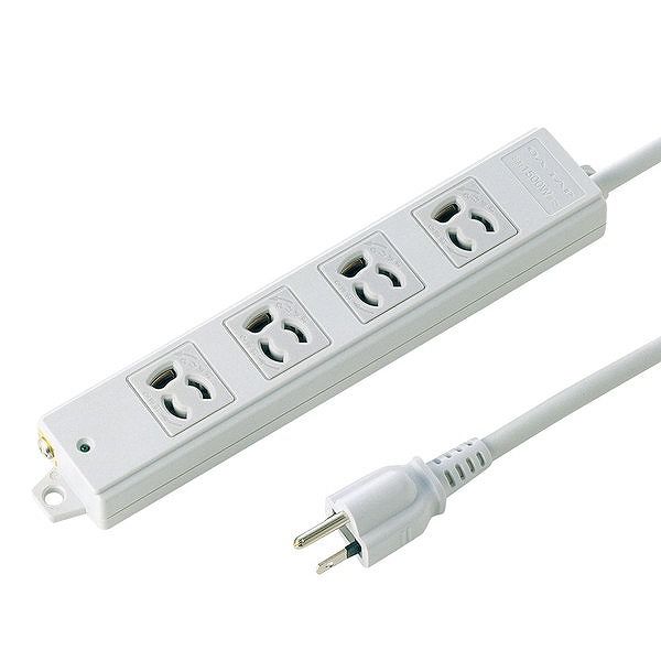 4 Holes - サンワサプライ 工事物件タップ(4個口・3m) TAP-KE4-3(代引不可)【送料無料】