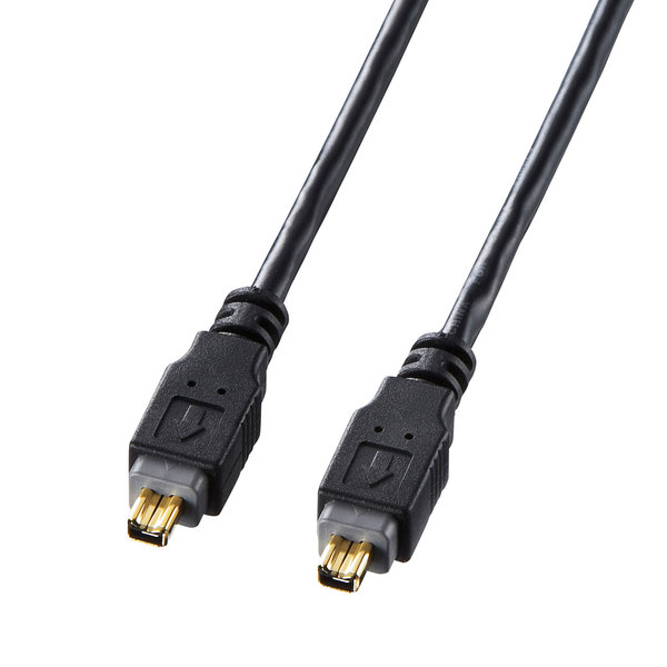 Iee1394 Cable - サンワサプライ IEEE1394ケーブル KE-13DV-2BK (代引不可)