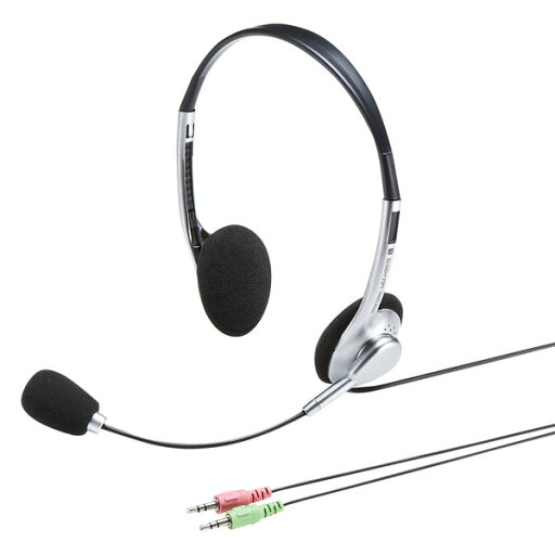 サンワサプライ マルチメディアPCヘッドセット MM-HS515SVN (代引不可) サンワサプライ マルチメディアPCヘッドセット MM-HS515SVN (代引不可)