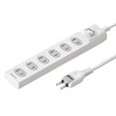 サンワサプライ 火災予防安全タップ TAP-TSH62SWN (代引不可)