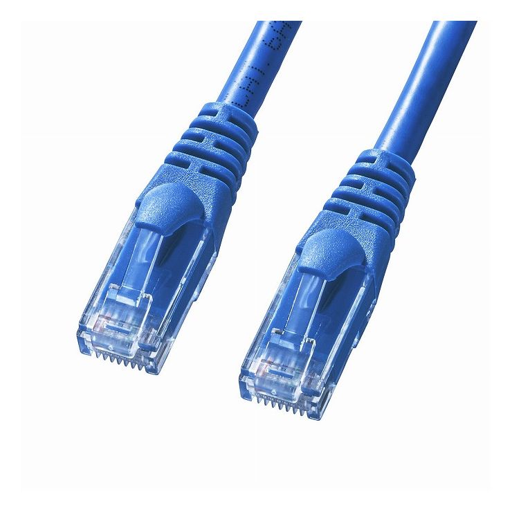 【商品詳細】■カラー：ブルー■ケーブル長：1m■コネクタ形状：RJ-45スリムコネクタ（ツメ折れ防止カバー付き）■ケーブル構造：UTP（4対）、より線（26AWG）、ストレート全結線■ケーブル直径：6.0mm■対応伝送帯域：カテゴリ6A（10GBASE-T）、カテゴリ6（1000BASE-TX）、エンハンスドカテゴリ5（1000BASE-T）、カテゴリ5（100BASE-TX）、カテゴリ3（10BASE-T）適合■形状タイプ：スタンダードタイプ■通信速度：10Gbps■周波数特性：500MHz■色配線：TIA/EIA-568B■対応環境（機器）：FTTH（光回線、光プロバイダー）、CATV回線、ADSL回線、デジタルテレビ・オーディオ、ハードディスクレコーダー（RJ-45ポートを持つ機種）【代引きについて】こちらの商品は、代引きでの出荷は受け付けておりません。【送料について】北海道、沖縄、離島は送料を頂きます。