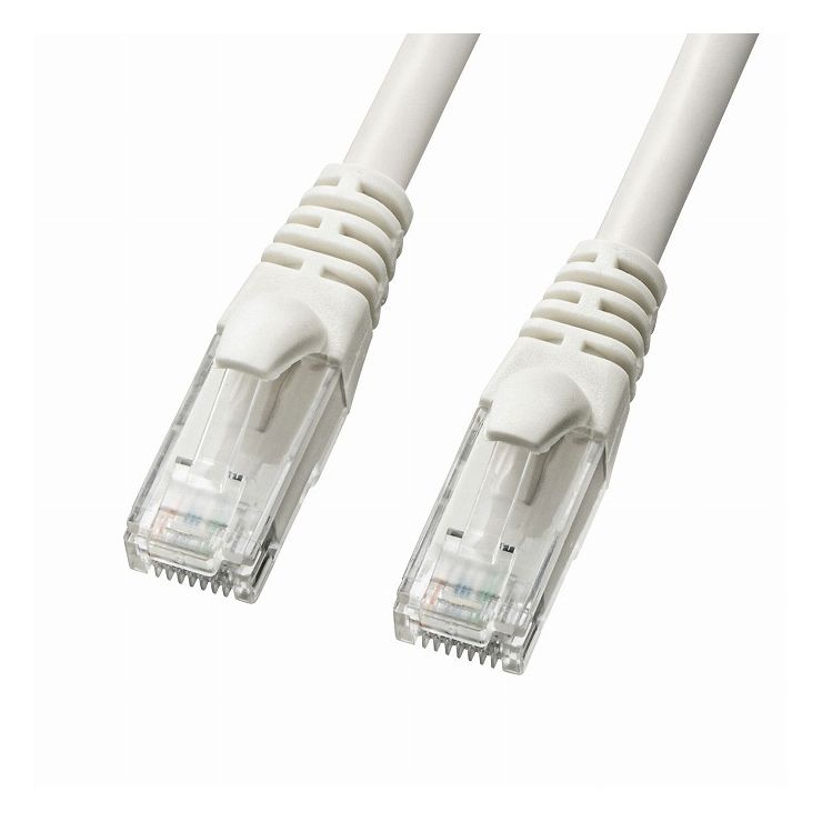 【商品詳細】■カラー：ホワイト■ケーブル長：1m■コネクタ形状：RJ-45スリムコネクタ（ツメ折れ防止カバー付き）■ケーブル構造：UTP（4対）、より線（26AWG）、ストレート全結線■ケーブル直径：6.0mm■対応伝送帯域：カテゴリ6A（10GBASE-T）、カテゴリ6（1000BASE-TX）、エンハンスドカテゴリ5（1000BASE-T）、カテゴリ5（100BASE-TX）、カテゴリ3（10BASE-T）適合■形状タイプ：スタンダードタイプ■通信速度：10Gbps■周波数特性：500MHz■色配線：TIA/EIA-568B■対応環境（機器）：FTTH（光回線、光プロバイダー）、CATV回線、ADSL回線、デジタルテレビ・オーディオ、ハードディスクレコーダー（RJ-45ポートを持つ機種）【代引きについて】こちらの商品は、代引きでの出荷は受け付けておりません。【送料について】北海道、沖縄、離島は送料を頂きます。