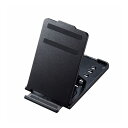 折り畳みスマートフォン・タブレットスタンド PDA-STN33BK(代引不可)(2)