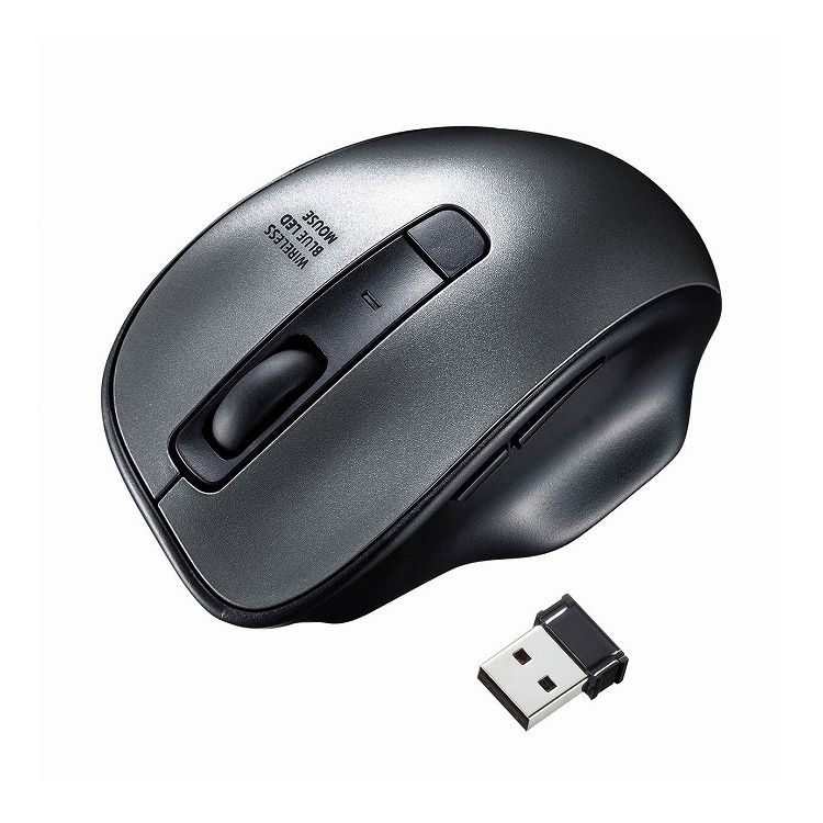 Trackball - ワイヤレスブルーLEDマウス MA-WBL134GM(代引不可)【送料無料】