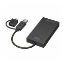 サンワサプライ 【メーカー直送】 USB A/Type-C 両対応 HDMIディスプレイ アダプタ 4K/30Hz対応 PC パソコン テレビ モニタ 映像 ケ...