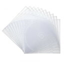 サンワサプライ Blu-ray・DVD・CDケース(1枚収納ソフトタイプ・10枚セット) FCD-PUS10CL(代引不可)(2)