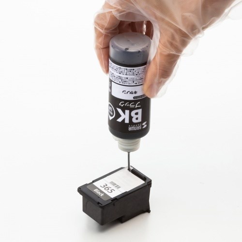 サンワサプライ 詰替えインク BC-365用 INK-C365B60S(代引不可)