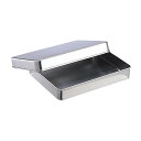 ステンレスバット フタ付 4号 300X240X40MM【送料無料】