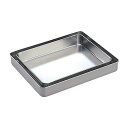 ステンレスバット フタなし 2号 240X180X40MM【送料無料】