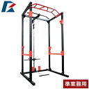 【準業務用】パワーラック DX 筋トレ ベンチプレス スクワット 懸垂 バーベル ダンベル トレーニングマシン ファイティングロード(代引不可)【送料無料】