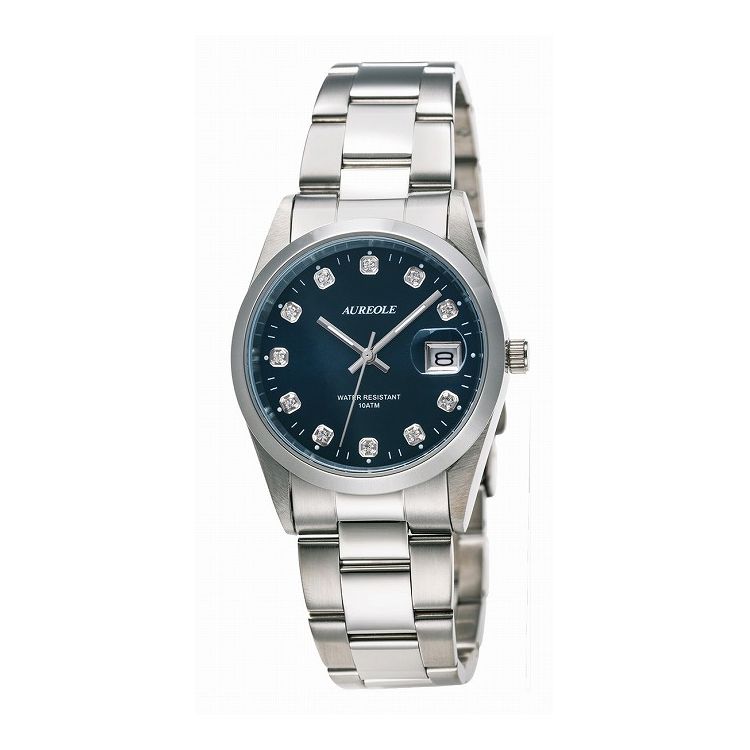 OMEGA - オレオール AUREOLE SW-591M-G ダークブルー 腕時計 時計 ウォッチ おしゃれ かわいい【送料無料】