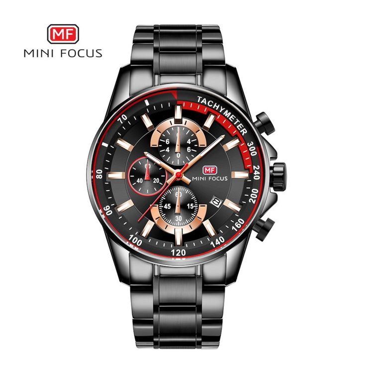 TIMEX - MINI FOCUS 0218G ミニフォーカス メンズ 腕時計 クロノグラフ MF0218G-04 ブラック×ブラック【送料無料】