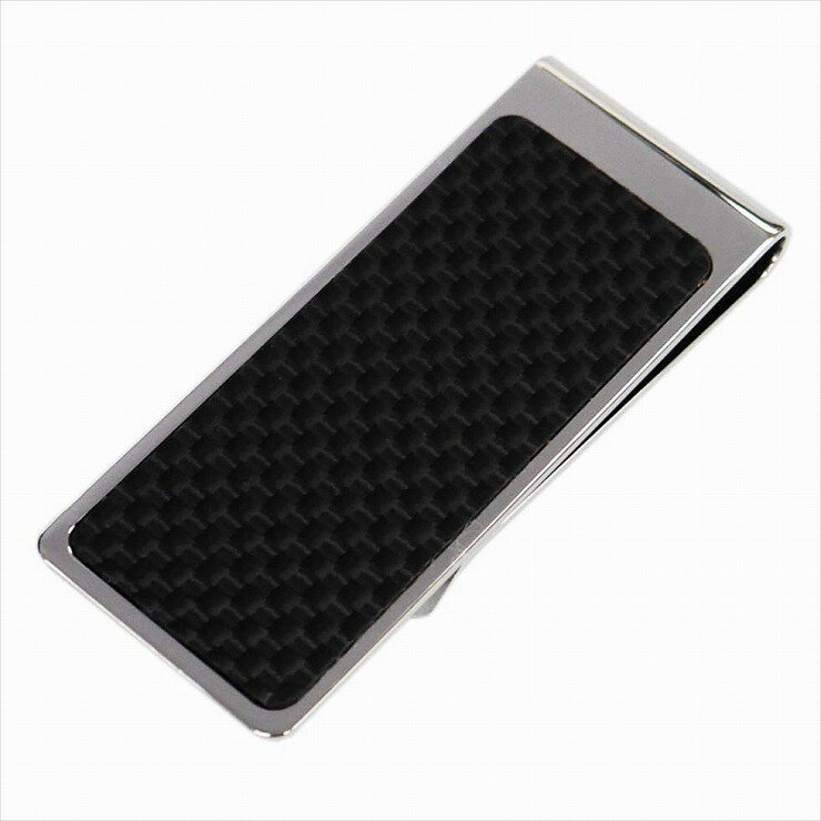 リコメン堂ホームライフ館のマネークリップ カーボンシルバー おしゃれ プレゼント 贈り物 祝い品【送料無料】｜アングル3