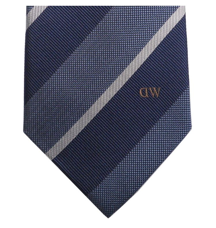 ダニエルウェリントン ネクタイ NAVY×BLUE Daniel Wellington DW02500002/264346(...
