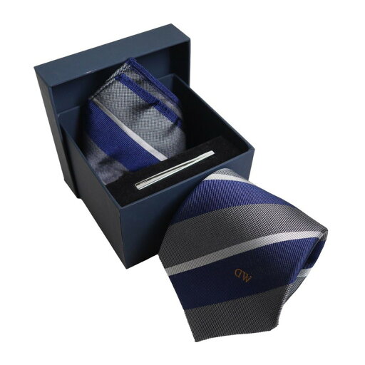 ダニエルウェリントン ネクタイ&タイバー&カフス 3点セットNAVY DW02800004(代引不可)【送料無料】 ダニエルウェリントン ネクタイ&タイバー&カフス 3点セットNAVY DW02800004(代引不可)【送料無料】