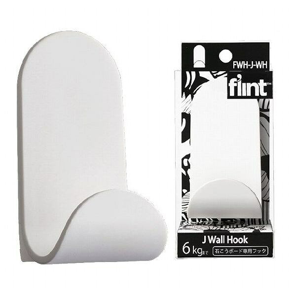 �Ф����ܡ��� ���ѥեå� flint Hook J Wall Hook �ۥ磻�� FWH-J-WH ���ι���