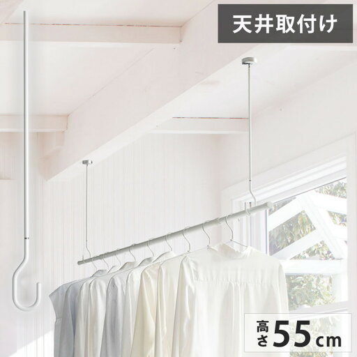 ナガエ hoss NAGAE 室内物干金物 スポット式 zero ホワイト 555mm NS-IMAA01-55-WH 室内用物干金物おしゃれ 北欧 インテリア ワンポイント 洗濯 室内 室内干し【送料無料】 ナガエ hoss NAGAE 室内物干金物 スポット式 zero ホワイト 555mm NS-IMAA01-55-WH 室内用物干金物おしゃれ 北欧 インテリア ワンポイント 洗濯 室内 室内干し【送料無料】