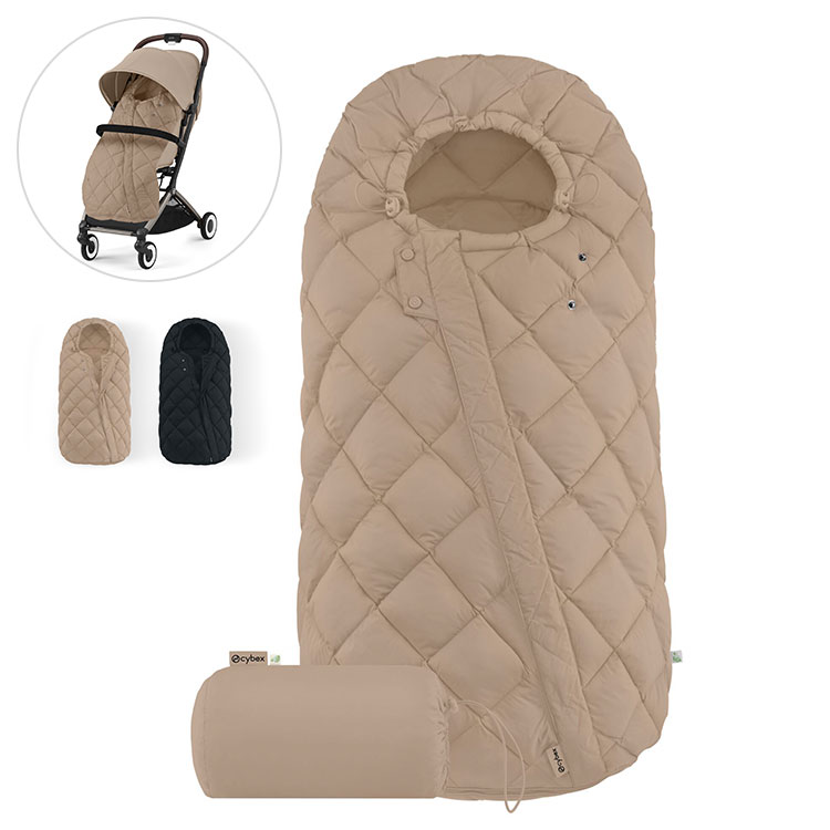 全てのサイベックスのベビーカーにぴったりフィットする専用フットマフです。中綿に高機能中綿素材ThinsulateTM（シンサレートTM）を採用。断熱性と保温性に優れ、赤ちゃんを快適に暖かく包み込みます。さらに、75%リサイクル素材を使用して...