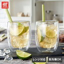 ツヴィリング ダブルウォール グラス コーヒー 200ml ペアセット ギフト 【日本正規販売品】 39500-076 ZWILLING シンプル(代引不可)【送料無料】
