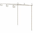 vidaXL ガーデンパーゴラ アンティークブラウン 3x3x2.5m 鉄製ホーム&ガーデン 芝&ガーデン アウトドアリビング アウトドアストラクチャー ガーデ...