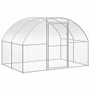 vidaXL 屋外鶏小屋 3x2x2 m 亜鉛メッキ鋼製動物&ペット用品 ペット用品 小動物用品 小動物 飼育・ケージ(代引不可)(4)