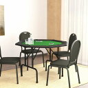 vidaXL 8人用 折りたたみ式ポーカーテーブル グリーン 108x108x75 cm家具 テーブル ポーカー・ゲーム用テーブル(代引不可)【送料無料】