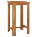 vidaXL ガーデンバーテーブル 60x60x105 cm アカシア無垢材家具 アウトドア家具 アウトドアテーブル(代引不可)