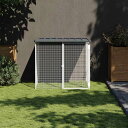 vidaXL 屋根付きチキンケージ アントラシート 103x98x90 cm 亜鉛メッキ鋼動物&ペット用品 ペット用品 小動物用品 小動物 飼育・ケージ(代引不可)