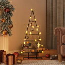vidaXL 金属製クリスマスツリー デコレーション用 ブラック 90cmホーム&ガーデン デコレーション シーズン&ホリデーデコレーション クリスマスツリー(代引不可)