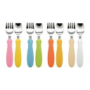 \全商品10%OFFクーポン(0と5の付く日限定)/ エジソンママ じょうずに食べられる フォーク&スプーン ケースなし 日本製 選べる 全7種類 握りやすい取...