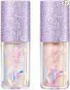 \全商品10%OFFクーポン(0と5の付く日限定)/ IBIM GLEAMING EYE GLITTER 01ホワイト 03ピーチ3.2g(4)