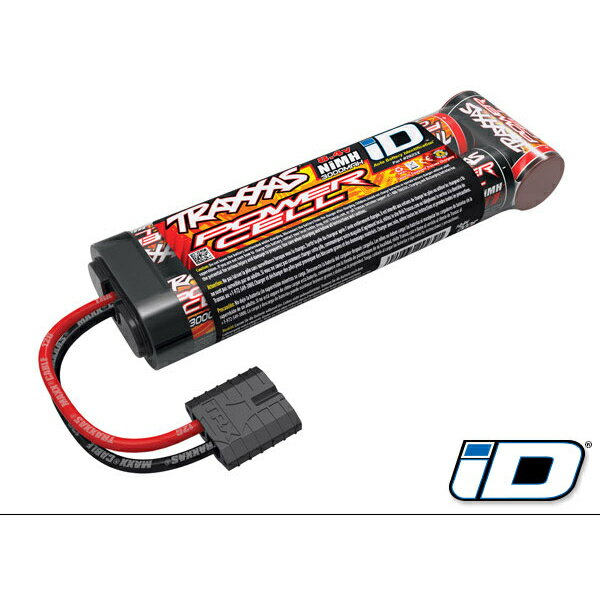 トラクサス　純正ニッケル水素バッテリー　パワーセル　3000mAh 　7-C フラット、8.4V 　2923X